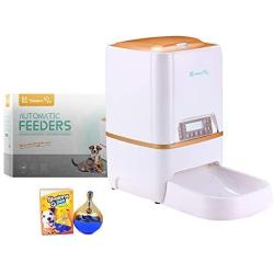 BELOPEZZ 6Liters Smart Pet Automatic Feeders for Dog and Cat Food Dispenser with Timer Programmable Up to 4 Meals per Day