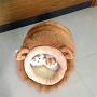 Creation Core Warm Plush Pet Bed House Cute Pet Cave for Small Dogs Cats with Removable Cushion Inside
