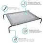 Paws & Pals Elevated Dog Bed, Portable Raised Pet Cot Platform with Steel Frame and Lifted Cooling Mesh Hammock Best for Dogs, Puppy & Cat Indoor or Outdoor Use, Medium Suspended Trampoline 32” x 25” Paws & Pals Elevated Dog Bed, Portable Raised Pet Cot Platform with Steel Frame and Lifted Cooling Mesh Hammock Best for Dogs, Puppy & Cat Indoor or Outdoor Use, Medium Suspended Trampoline 32” x 25”
