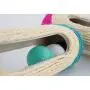 Cat Kitten Toys Rolling Sisal Scratch Board Roller with 3 Ball Exercise Training Tool by Yuecoofei