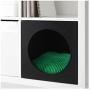 IKEA LURVIG Cat house, Black, 13 x 15 x 13 inch