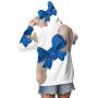 Cute Doodle Houses on Blackboard -.- -,Womens Pullover Hoodies with Big Pocket House S