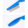 WDM Pet Comb Dog and Cat Stainless Steel Grooming Comb with Long Teeth, for Removing Matted Fur, Knots & Tangles Pet Care Tool Accessories for Safe & Gentle DIY Dog & Cat Grooming