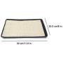 Onlup Small Sisal Mat, Small Sisal Mat for Cat with Magic Tape Durable Wall Mounted Scratching Pad Cardboard Scratcher Post Multifunctional for Cats to Rest Play Grind Claws 11.8x8in