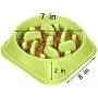 Brandless Gavenia Dog Slow Feeder Bowl, Pet Slower Food Feeding Dishes Anti-Gulping Durable Preventing Choking Healthy Design Dogs Bowl with Anti-Skid Design, 8 L × 2 H Brandless Gavenia Dog Slow Feeder Bowl, Pet Slower Food Feeding Dishes Anti-Gulping Durable Preventing Choking Healthy Design Dogs Bowl with Anti-Skid Design, 8 L × 2 H