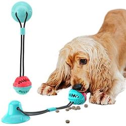 PetsBark Suction Cup Dog Chew Toy for Aggressive Chewers, Dogs Teeth Cleaning Rope Toys