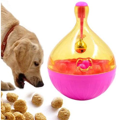 Yhytbhsh Pets Tumbler Leakage Food Ball Dog Training Exercise Fun Bowl Toys, Size: 149.5cm(Pink) FFIIKIF (Color : Pink)