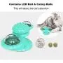 Amakunft 2 Packs Windmill Cat Toy with Led Ball and Catnip Ball, Cat Turntable Teasing Interactive Toy, Funny Kitten Windmill Ball, Massage Scratching Tickle Amakunft 2 Packs Windmill Cat Toy with Led Ball and Catnip Ball, Cat Turntable Teasing Interactive Toy, Funny Kitten Windmill Ball, Massage Scratching Tickle