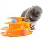 Dongdexiu Pet Supplies Interactive 3 Layers Tower of Tracks Balls Cat Toy (Orange) Pet Toys