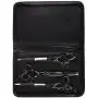 ShearsDirect 3Piece Cutting Shear Set, Includes 8.0'' Straight, 8.0'' Curved & 7.0'' 58 Teeth Blender