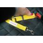 PET’ALMI Car Seatbelt for Dog Car Seat Belt for Pets Adjustable Labrador Safety Belt Quick & Easy Leads Installation with Any Pet Harness Through Swivel Carabiner Strong Yellow Seat Belt