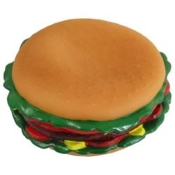 uxcell Round Hamburger Design Pet Squeeze Squeaker Toy, Colorful
