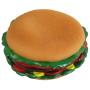 uxcell Round Hamburger Design Pet Squeeze Squeaker Toy, Colorful