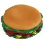 uxcell Round Hamburger Design Pet Squeeze Squeaker Toy, Colorful uxcell Round Hamburger Design Pet Squeeze Squeaker Toy, Colorful