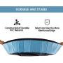 WESTERN HOME WH Foldable Dog Pools ，Plastic Kiddie Pool & Collapsible Dog Swimming Pools for Large Dogs, Portable Bathtub Pet Swimming Pool