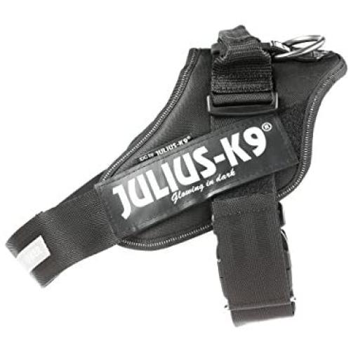 Julius-K9 16IDC P1+ IDC PowerHarness with Security Lock for Dogs, Size: 1, Black