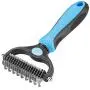VWMYQ-Pet Grooming Tool - 2 Sided Undercoat Rake for Cats and Dogs - Safe Dematting Comb for Easy Mats & Tangles Removing - No More Nasty Shedding and Flying Hair VWMYQ-Pet Grooming Tool - 2 Sided Undercoat Rake for Cats and Dogs - Safe Dematting Comb for Easy Mats & Tangles Removing - No More Nasty Shedding and Flying Hair