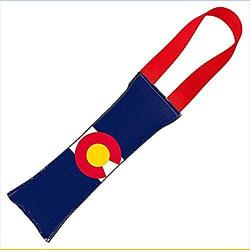 Buckle-Down Dog Tug Toy Colorado Flag Centered Multicolor, 15'' x 3'' x 2''