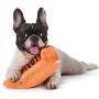 Friends TV Show Friends Dog Toy | Orange Sofa Pivot Couch from Friends TV Show Stuffed Animal Dog Toy | Friends TV Show Merchandise Plush Dog Toy
