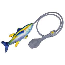 Dudi Manual Fish Cat Toy, Funny Interactive Pets Pillow Chew Bite Kick Supplies for Cat Kitten Kitty