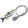 Dudi Manual Fish Cat Toy, Funny Interactive Pets Pillow Chew Bite Kick Supplies for Cat Kitten Kitty