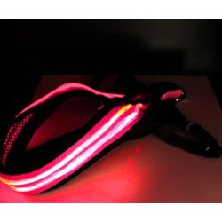 Shine for Dogs Ultimate LED Dog Harness - USB Rechargeable, Cable Included, 4 Awesome Colors. Ultra Bright, Durable, Made to Last. Maximize Your Dog’s Visibility.
