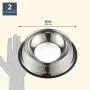Juvale Stainless Steel Dog Bowls - Set of 2 Large Pet Food and Water Dish Bowls, Ideal for Large Dogs - Silver, 10 Inches Diameter Juvale Stainless Steel Dog Bowls - Set of 2 Large Pet Food and Water Dish Bowls, Ideal for Large Dogs - Silver, 10 Inches Diameter