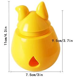 HyiFMY 2PC Pet Treat Dispenser Toy,Interactive Food Leakage Ball,Tumbler IQ Treat Ball,for Small Medium Dogs and Cats