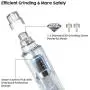 Croci Dog Nail Grinder with LED Light Quiet 15h Working Time - Professional 2-Speed Pet Nail Trimmer Electric Rechargeable Pet Nail Grinder Nail File for Large Medium Small Dogs and Cats Croci Dog Nail Grinder with LED Light Quiet 15h Working Time - Professional 2-Speed Pet Nail Trimmer Electric Rechargeable Pet Nail Grinder Nail File for Large Medium Small Dogs and Cats