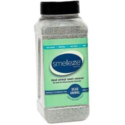 SMELLEZE Natural Dead Animal Odor Removal Granules- 2 lbs.: Eliminate Dead Rat, Mice, Squirrel, Chipmunk, Raccoon & Bat Smell. Safe for Indoor Use