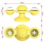biliten Cat Toy Cat Brush Cat Self Groomer Pet Toy Scratching Tickle Pet Hair Removal Massage