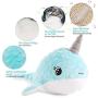 Dog Toy Plush Chew Toys Pet Squeaky Toys with Crinkle Paper, Interactive, Chewing and Durable Toys for Puppy Small and Medium Dogs
