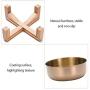 La La Pet Pet Feeder Feeding Bowl Stainless Steel Bamboo Rise Food Bowl Drinking Bowl for Dogs Cats