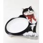 Dolce La Vita Natural Melamine Cat Dish with Box Size 8.5''x9.5''x1.5''Import from Italy