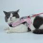 Soly Teche Cat Harness and Leash for Walking, Adjustable Reflective Vest Harness for Small Dogs