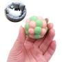 Cat Ball Toys with Bells for Cats Kitten Pet, Pack of 5 Soft Cat Pompom Ball Interactive Toys Colorful Cat Balls