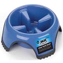 Skid Stop Slow Feed Bowl - Medium (Color May Vary)