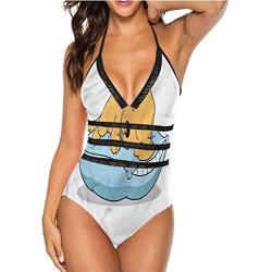 Two Piece Sexy Swimsuit Dog Silhouette Great for Trip to Hawaii