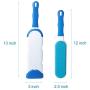 Lint Brush - Pet Hair Remover Brush - Dog & Cat Hair Remover with Self-Cleaning Base - Efficient Double Sided Animal Hair Removal Tool - Perfect for Clothing, Furniture, Couch, Carpet