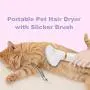 Deolaco 2 in 1 Pet Hair Dryer with 3 Temperature Setting, Pet Grooming Hair Dryer with One-Key Cleaning Brush for Dogs and Cats Deolaco 2 in 1 Pet Hair Dryer with 3 Temperature Setting, Pet Grooming Hair Dryer with One-Key Cleaning Brush for Dogs and Cats
