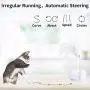 GANCHUN Interactive Robotic Cat Toys, Automatic Rotating Cat Toy with Colorful LED Lights USB Rechargeable Electronic Ball Cat Toy for Pets Kitten Kitty