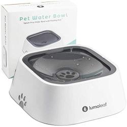 LumoLeaf No Spill Dog Water Bowl for Dogs+ Collapsible Dog Bowl, Portable Slobber Stopper Water Bowl for Traveling, Eco-Friendly Water& Food Feeder for Dogs/Cats/Pets.