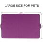 IMPAWFAN Silicone Pet Feeding Mat for Dogs and Cats, 23''x14'' Waterproof Pet Food Mat Tray with Edges, Non Slip Dog Cat Bowl Mat for Food and Water, Pet Bowl Mat Dog Placemats for Floors