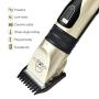 Dog Grooming Clipper Set, MS.DEAR Professional Cat Hair Shaver Electric Pet Trimmer Tool Kit Low Noise Wireless Rechargeable Pet Hair Remover Clippers for Large Medium Small Animals