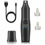 Dog Nail Grinder,Electric Dog Nail Trimmer, USB Rechargeable 2-Speed Pet Nail Trimmer Low Noise/Replaceable Grinding Head for Small Medium Large Dogs & Cats