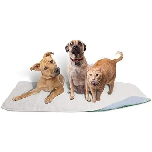 Careoutfit 100% Cotton Top 36 x 52 - Large Waterproof Reusable Pee Pads/Quilted Washable Large Dog/Puppy Training Travel Pee Pads