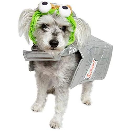 Pet Krewe Oscar The Grouch Costume - Oscar The Grouch Dog Costume - Fits Small, Medium, Large and Extra Large Pets - Perfect for Halloween, Parties, Photoshoots, Gifts for Cat and Dog Lovers (S)