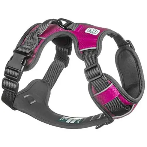 Embark Adventure Dog Harness, Easy On and Off with Front and Back Leash Attachments & Control Handle - No Pull Training, Size Adjustable and Non Choke Embark Adventure Dog Harness, Easy On and Off with Front and Back Leash Attachments & Control Handle - No Pull Training, Size Adjustable and Non Choke
