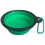 leqingchun Portable Travel Bowl Silicone pet Bowl, Collapsible Dog Bowl, cat Bowl Water Supply Travel Bowl Green + Fruit Green leqingchun Portable Travel Bowl Silicone pet Bowl, Collapsible Dog Bowl, cat Bowl Water Supply Travel Bowl Green + Fruit Green