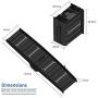 ALL FOR PAWS Portable Foldable Dog Ramps Easy-Fold Lightweight Dog and Cat Ramp Non-Slip Design for Large Dogs SUV, Truck Car Ramp Stairs Step Ladder for Pet, Up to 200LBS
